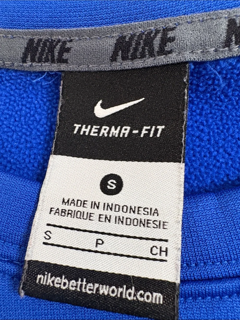 Men’s Nike Blue University of KY Therma-Fit Pullover Sweatshirt Small EUC